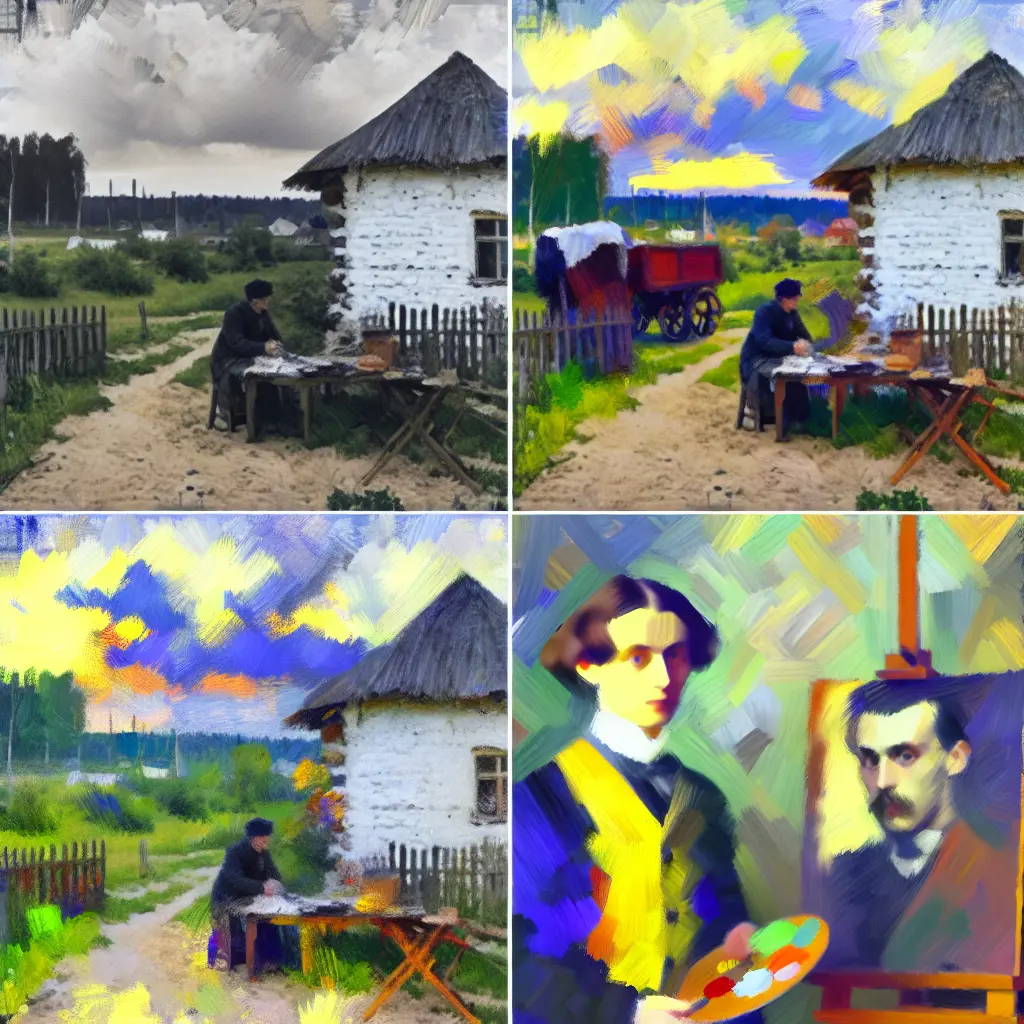 Вражаючий пейзаж Івана Труша, що демонструє майстерну гру світла та кольору