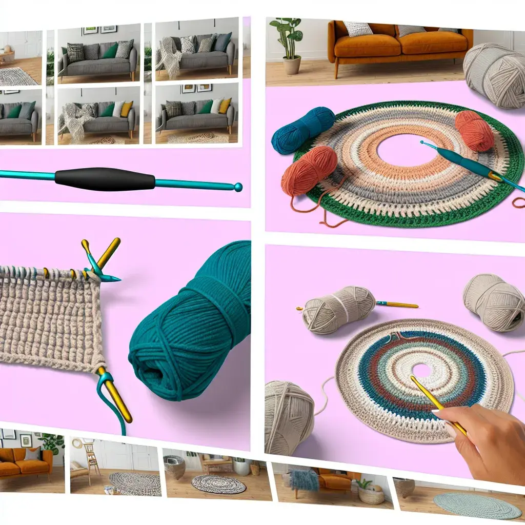 В'язання гачком ковриків: Секрети ідеального кола