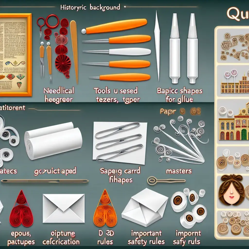 Детальний макро знімок мистецтва квілінгу з яскравих паперових смужок