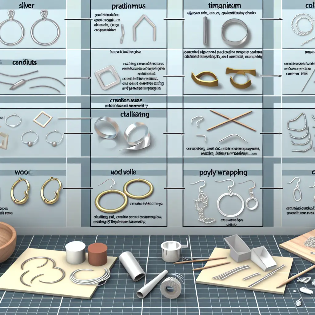 Зображення різних мінімалістичних ювелірних прикрас, що демонструють чисті лінії та геометричні форми.