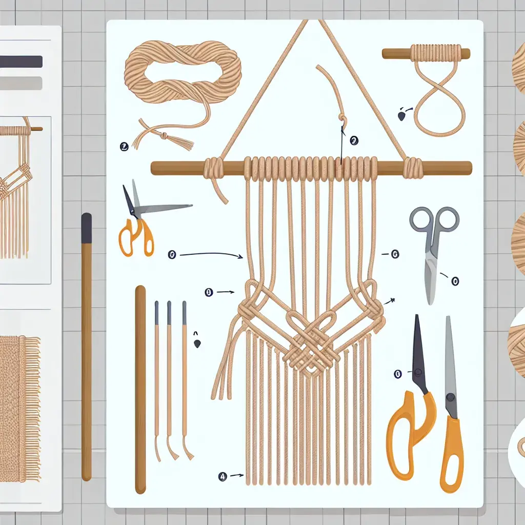 Макраме схеми для початківців: секрети вузлів