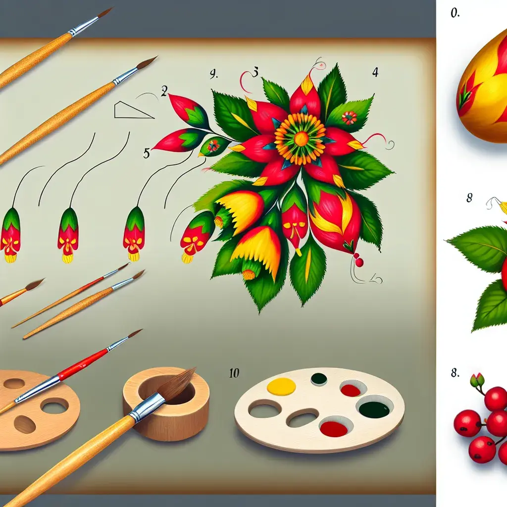 Петриківський розпис малюнки: 5 помилок новачків!