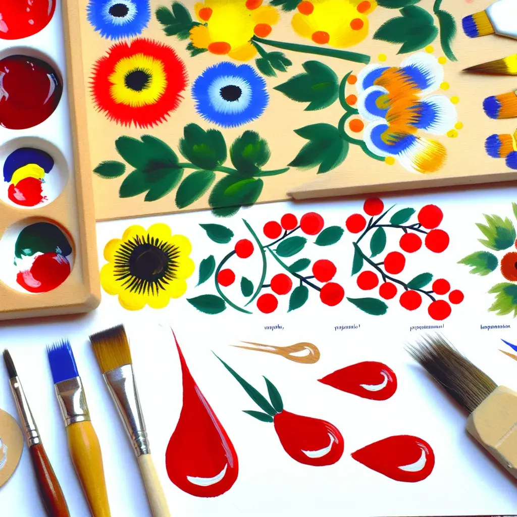 Петриківський роспись: магія своїми руками