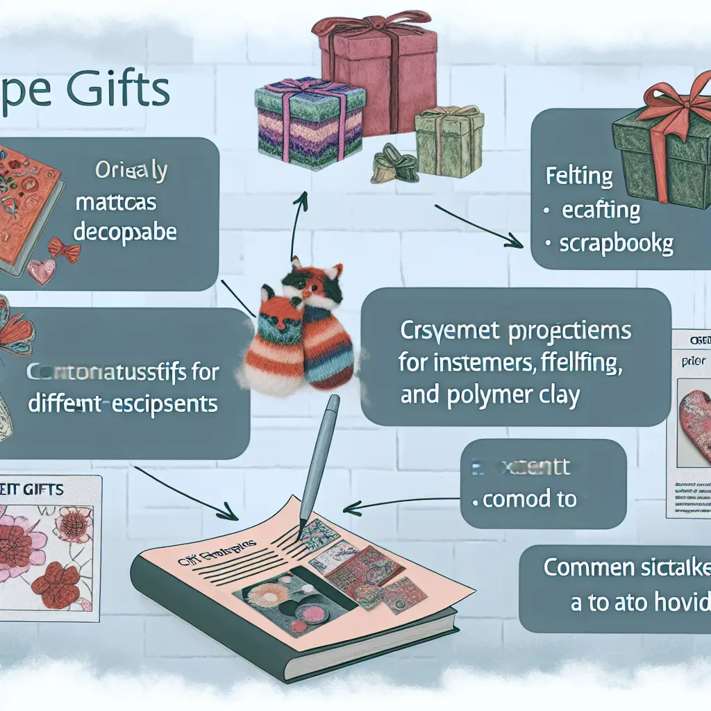 Різноманітні оригінальні подарунки своїми руками на дерев'яному столі