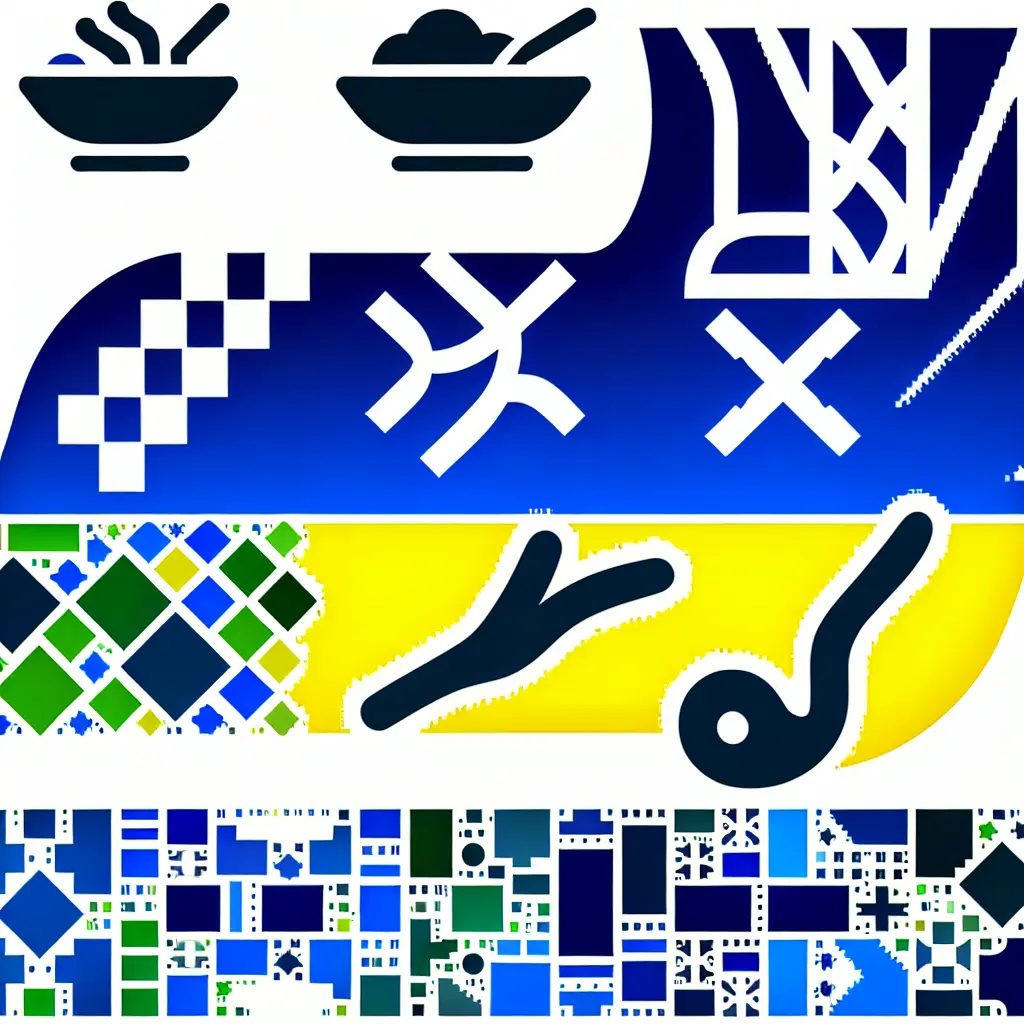 Різноманіття українських символів: калина, тризуб, вишиті орнаменти