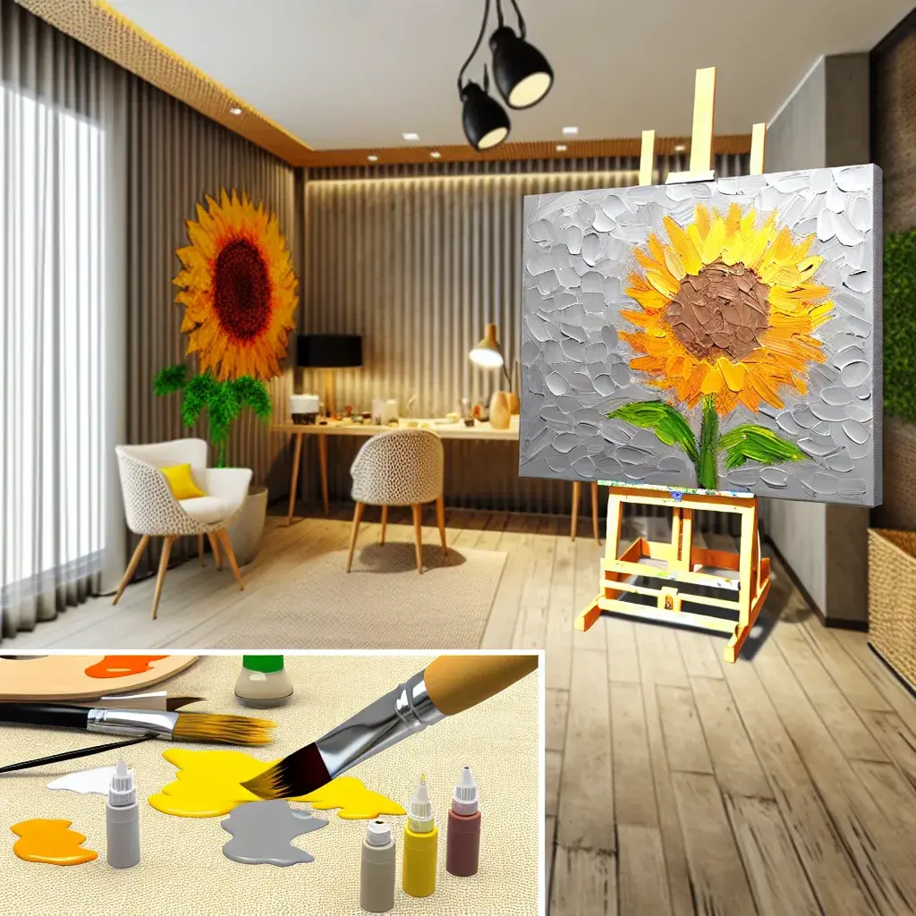 Секрети об'ємної картини соняшників вдома!